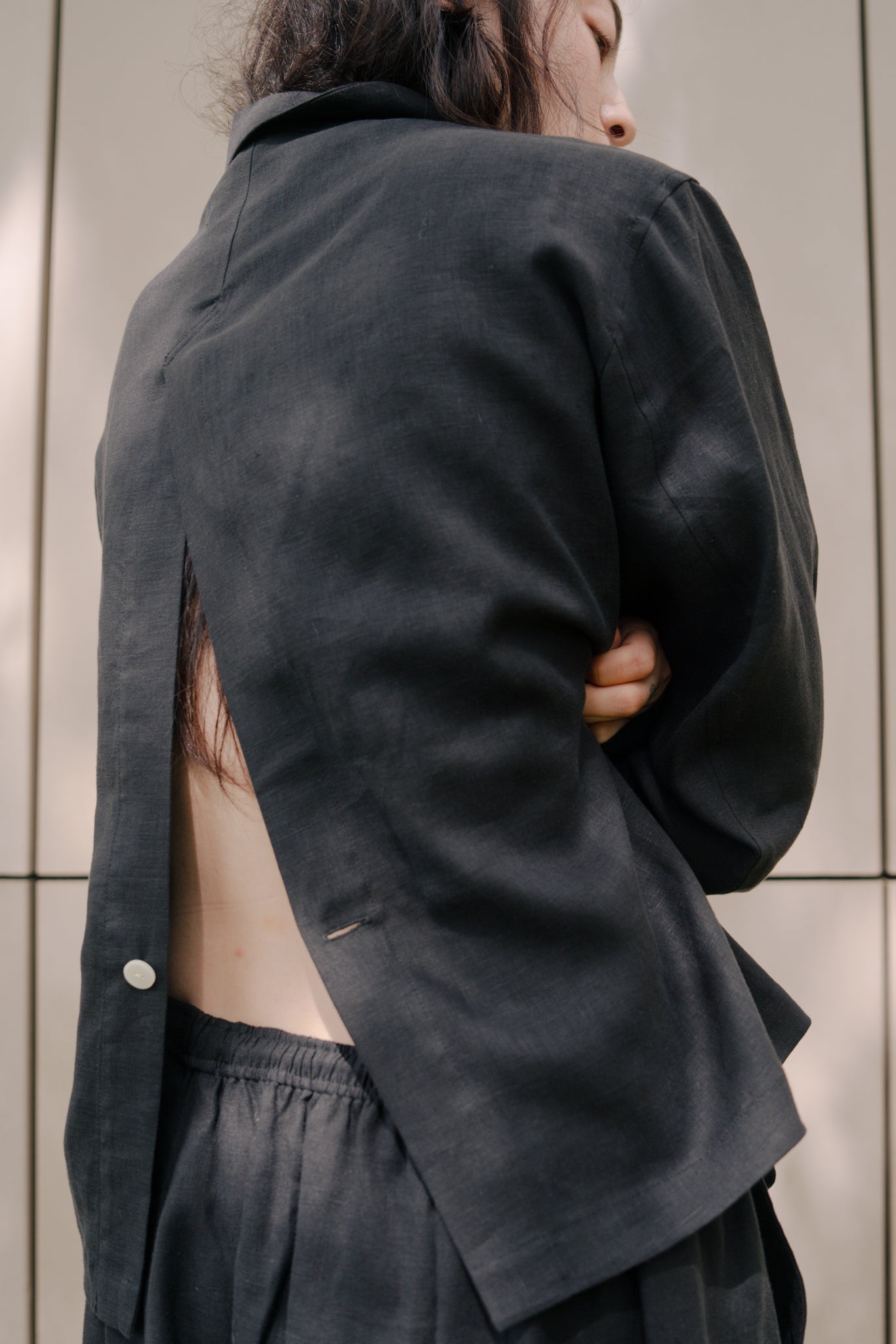CD JACKET french linen