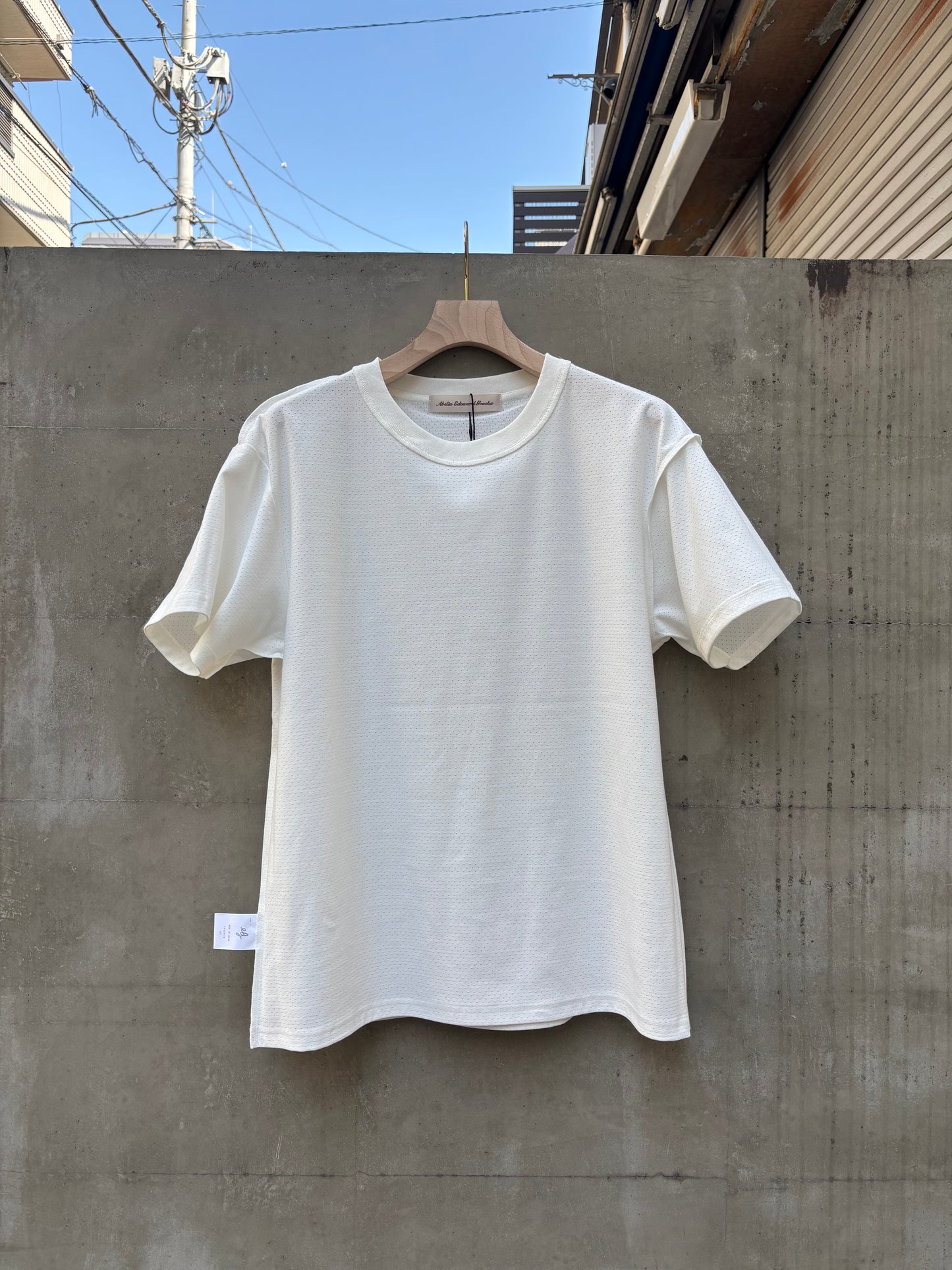 classic t-shirt Dot mesh