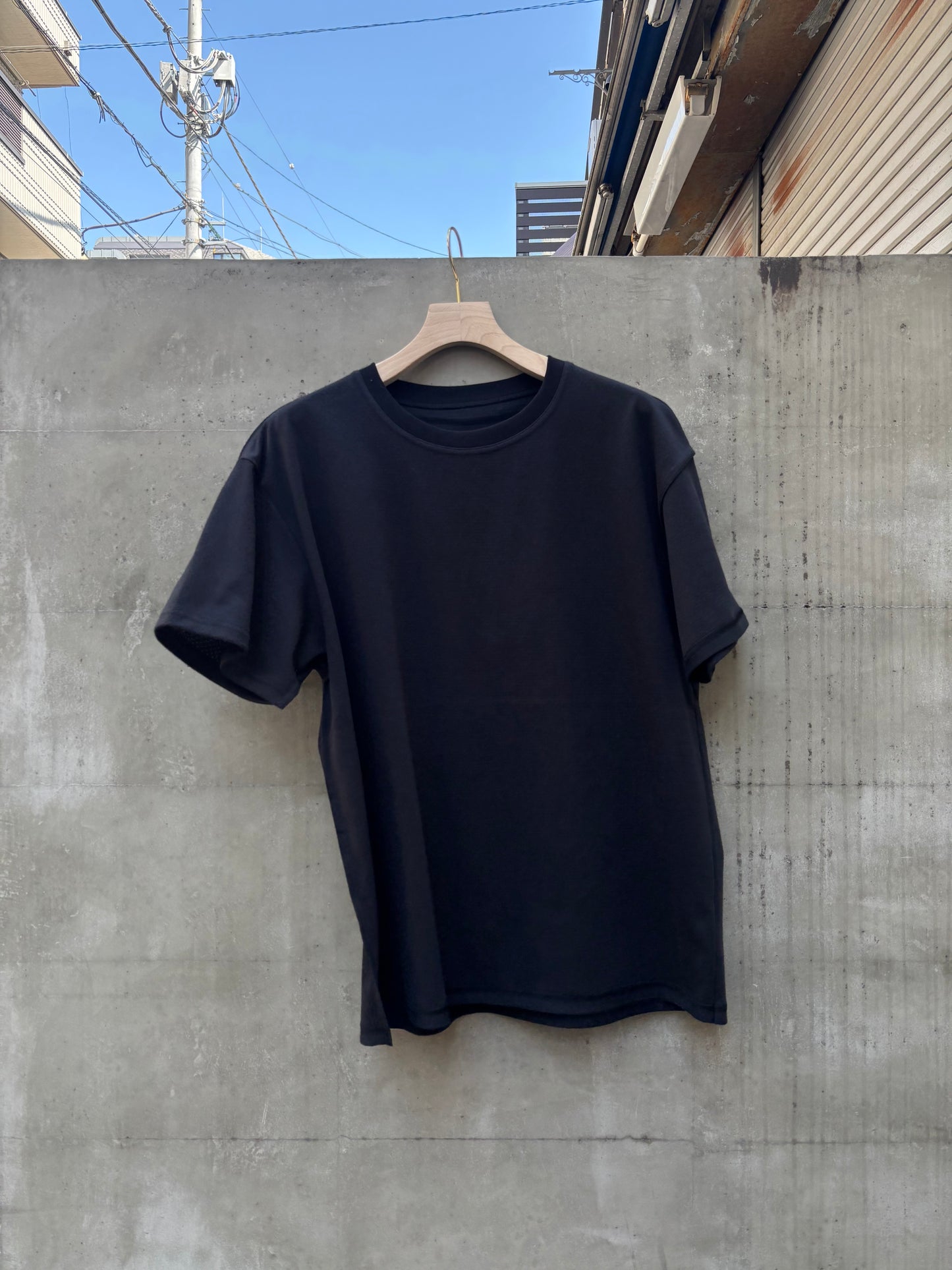 classic t-shirt Dot mesh