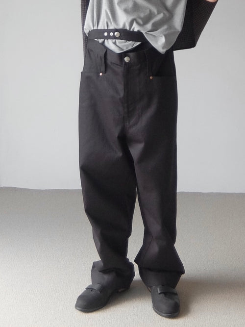 DOUBLE BELT PANTS